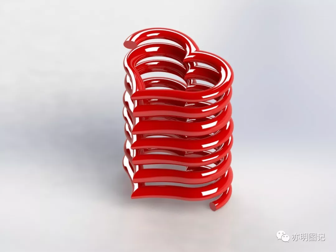 solidworks装配体中画软管